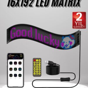 Matrix Led Dijital Ekran Kumandalı LED Ekran Yazı