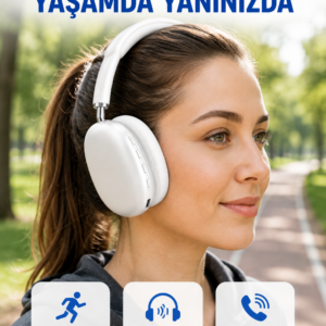 Stereo Ses Kaliteli Bluetooth Kulaklık | Katlanabilir ve Ergonomik Tasarım Yeni Nesil