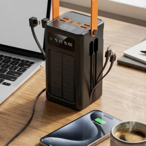 Güneş Enerjili Taşınabilir Powerbank Yüksek Kapasiteli Hızlı Şarj Özellikli
