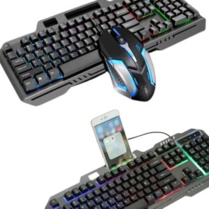 RGB Işıklı Gaming Oyuncu Klavye Q Klavye Mouse Hediyeli