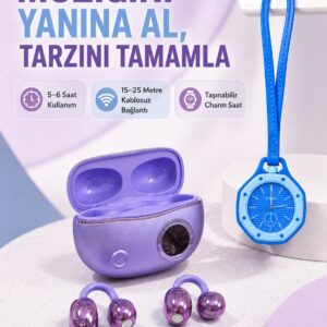 Kablosuz Stereo Kulaklık ve Mavi Askılı Çanta Saati İkili Fırsat Paketi – Günlük Kullanım Kablosuz Stereo Kulaklık ve Mavi Askılı Çanta Saati İkili Fırsat Paketi