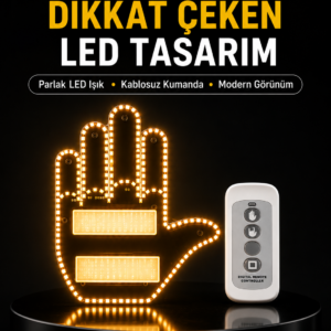 Araç İçin Eğlenceli LED El İşareti Işığı