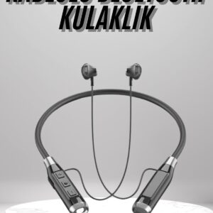 Boyun Bantlı Kulak İçi Kablolu Yüksek Ses Kaliteli Bluetooth Kulaklık