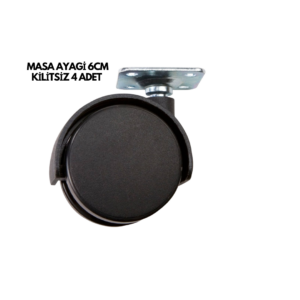 MASA AYAĞI 6CM KİLİTSİZ 4 ADET