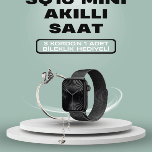 SQ-16 Mini Series 10 Akıllı Saat – 3 Kordon + Hediye Bileklik