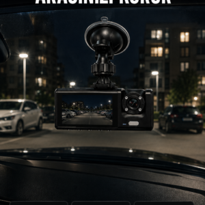 1080P Full HD Araç İçi Kamera WiFi Bağlantılı Çift Kameralı Geniş Açılı Araç Kayıt Kamerası