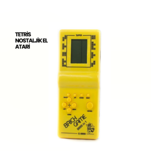 Klasik Gameboy Tetris Oyunu – Taşınabilir Pil ile Çalışan Retro El Konsolu