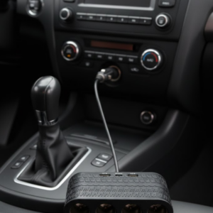 Araçlar İçin 4’lü Çakmak Çoklayıcı Type C USB ve Koruma Sistemli