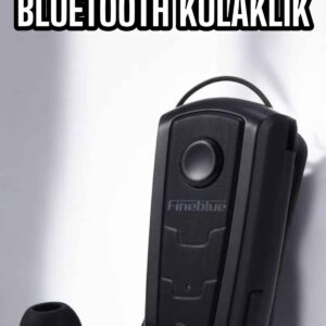 Makaralı Bluetooth Kulaklık Çağrı Cevaplama Kablolu Uzun Pil Ömrü