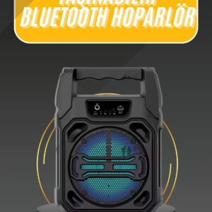Karaoke Mikrofonlu Fm Radyolu Bluetooth Hoparlör Yüksek Ses Kaliteli