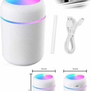 Hava Nemlendirici Buhar Makinesi Led Işıklı USB Dekoratif Nemlendirici