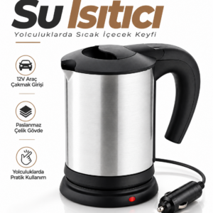 12V Araç Çakmak Girişli Taşınabilir Su Isıtıcı