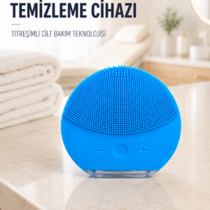 Elektrikli Silikon Yüz Temizleme Fırçası Şarjlı Ayarlanabilir Titreşimli