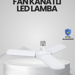 Enerji Tasarruflu LED Ampül 60 Watt 4 Kollu Beyaz Işık