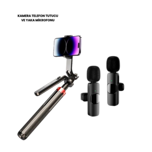 NPL2S TRİPOT +K11 YAKA MİKROFONU SET
