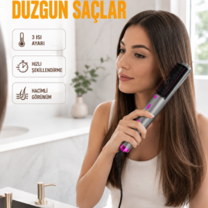 Hızlı Kurutma ve Şekillendirme İçin Saç Fırçası