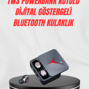 Şarj Kutulu Bluetooth 5.3 Kulaklık – Hızlı Eşleşme ve Net Görüşme Kalitesi