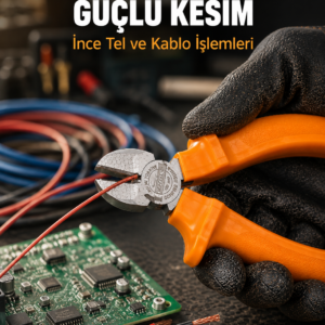 Ergonomik Saplı Hassas Kesim Sunan Dövme Çelik Yan Keski