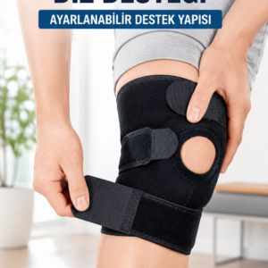 Ayarlanabilir Kısa Ligamentli Dizlik Açık Diz Kapağı Spor ve Günlük Kullanım