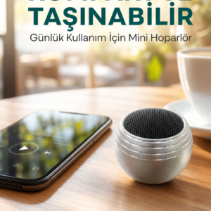 Kablosuz Mini Hoparlör Şarjlı TWS Destekli Kompakt Ses Sistemi Yeni Nesil