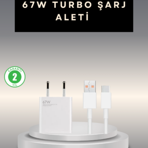 67 Watt Type C Şarj Adaptörü Poco X3 X4 X5 Pro Uyumlu