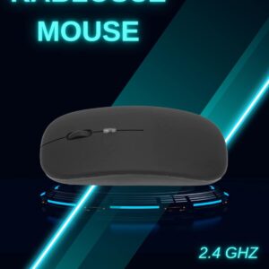 Siyah Wireless Kablosuz Sessiz Mouse Bluetooth Bağlantılı