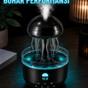 Ultrasonik Denizanası Hava Nemlendirici Sessiz Çalışan RGB Ortam Işıklı Aromaterapi Difüzörü