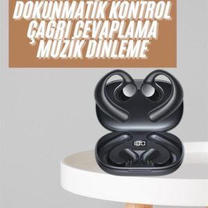 Bluetooth Kulaklık Küpeli Uzun Pil Ömrü Yüksek Ses Kaliteli Dijital Göstergeli