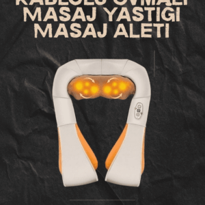 Ovmalı Isıtmalı Elektrikli Masaj Aleti – Boyun, Sırt, Bel, Omuz ve Bacak İçin Profesyonel Masaj Aleti