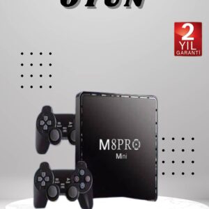M8 PRO Mini 2.4G 10K ultra HD 64 GB TV BOX Android TV GAME BOX 2 Adet Oyun Konsolu