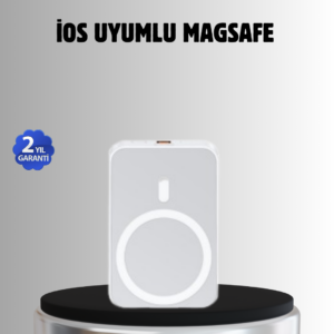 MagSafe Battery Pack Kablosuz Hızlı Şarj, Kompakt ve Taşınabilir Güç Bankası