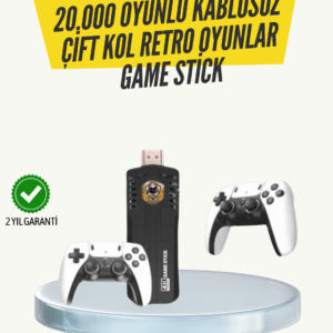 Kablosuz Retro Oyun Konsolu – Geniş Oyun Kütüphanesi ve HD Görüntü ile Sonsuz Eğlence