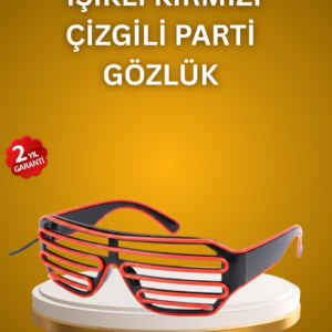 Kutlama ve Etkinliklere Özel LED Işıklı Gözlük