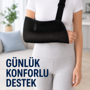 Fileli Kol Askısı Ayarlanabilir Omuz Askılı Nefes Alabilen Kol Destekleyici