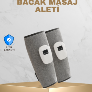 Taşınabilir Şarjlı Baldır Masaj Aleti – 3 Kademeli Isı ve Basınç Ayarı, Titreşim Fonksiyonlu