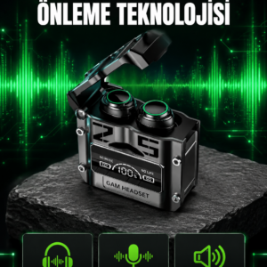 Bluetooth Kulaklık Kablosuz ANC Gürültü Önleyici Stereo Ses Yeni Nesil
