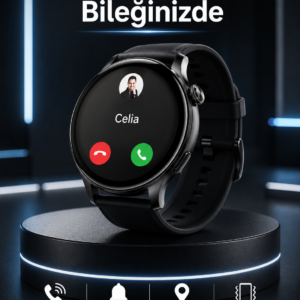 Akıllı Saat Bildirim Görme Amoled Ekran GPS Uyumlu Sesli Görüşme