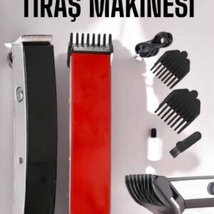 Paslanmaz Çelik Şarjlı Tıraş Makinesi Pratik ve Keskin Performans