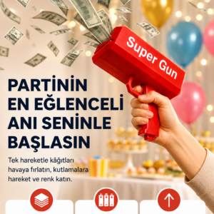 Partiler ve Sosyal Medya İçerikleri İçin Etkili Kâğıt Atma Oyuncağı