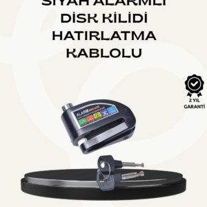 Çift Modlu 110dB Alarmlı Disk Kilidi Suya Dayanıklı