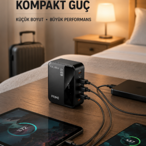Akıllı Güç Dağılımlı 4 Girişli Şarj İstasyonu