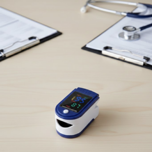 Kolay Kullanımlı Parmak Tipi Pulse Oksimetre Ev Tipi Kullanım