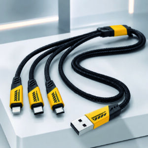 240W 3'Ü 1 ARADA HIZLI ŞARJ KABLOSU