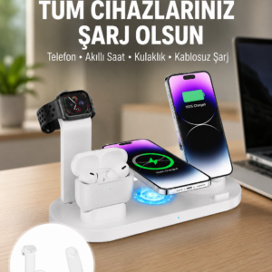 Şık ve Fonksiyonel Tasarım – Evde, Ofiste veya Seyahatte Kusursuz Şarj Deneyimi
