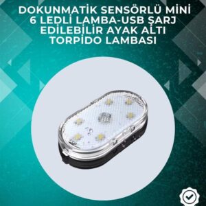 Araç İçi Dekorasyon İçin Manyetik ve Yapışkanlı LED Ambiyans Lambası