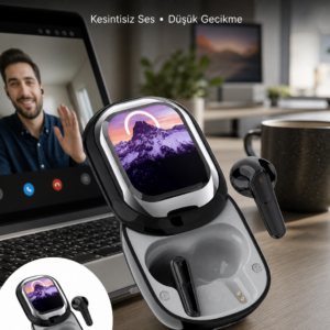 ENC Destekli Bluetooth 5.4 Kulaklık – EQ Ayarlı, Akıllı Kutulu