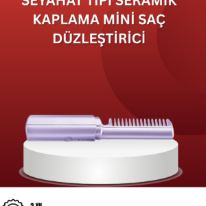 Isıtmalı Saç Düzleştirici Fırça – Kablosuz ve Hafif Tasarım