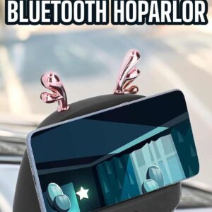 Bluetooth Hoparlör Telefon Tutuculu Akıllı Hoparlör Uzun Pil Ömrü