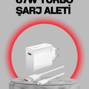 67 Watt Turbo Destekli Şarj Cihazı Honor 50 70 90 Uyumlu