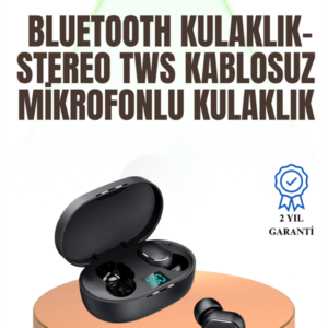 Kablosuz Kulak İçi Bluetooth Kulaklık Stereo Dokunmatik Kontrollü Kulaklık